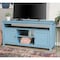 International Concepts Entertainment / TV Stand with 2 Doors, Ocean Blue, Antique Rubbed TV32-51 - alternate 4